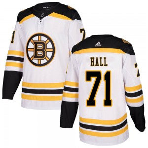 Taylor Hall Adidas Boston Bruins white Authentic jersey