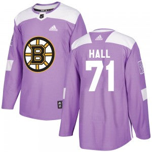 Taylor Hall Adidas Boston Bruins purple Authentic jersey