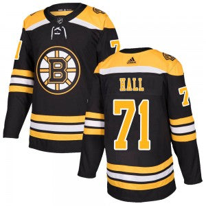Taylor Hall Adidas Boston Bruins black Authentic jersey
