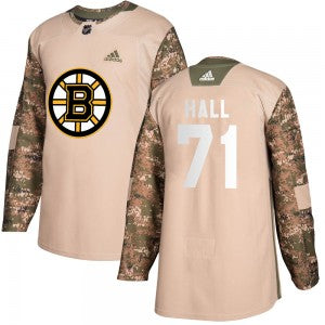 Taylor Hall Adidas Boston Bruins camo Authentic jersey