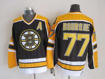 Ray Bourque Boston Bruins black Throwback jersey