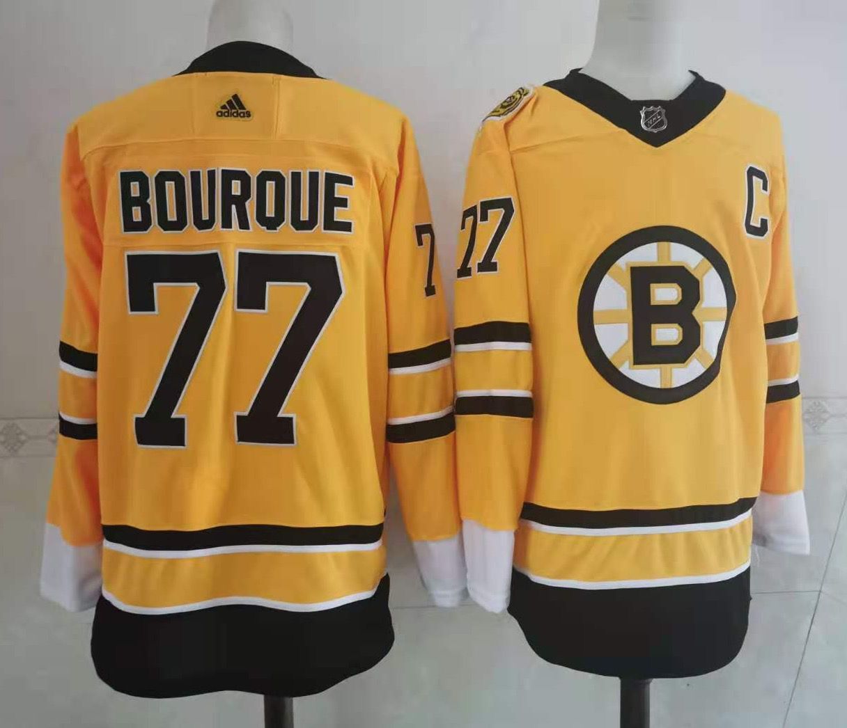 Ray Bourque Boston Bruins yellow jersey