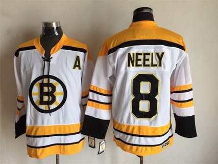 Cam Neely Boston Bruins white Throwback jersey