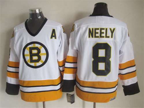 Cam Neely Boston Bruins white Throwback jersey