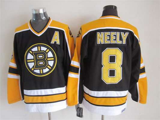 Cam Neely Boston Bruins black Throwback jersey