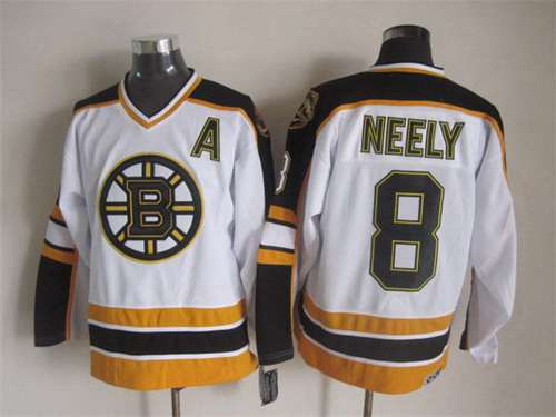 Cam Neely Boston Bruins white Throwback jersey