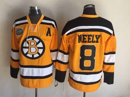 Cam Neely Boston Bruins yellow Throwback jersey