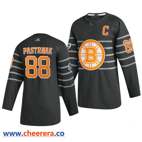 David Pastrnak Boston Bruins gray All-Star jersey