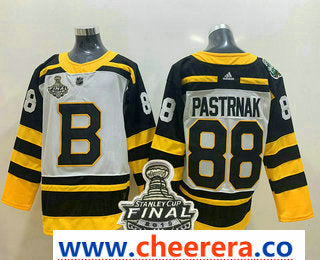 David Pastrnak Boston Bruins white Winter Classic jersey