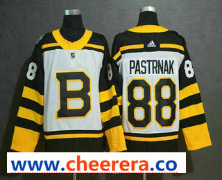 David Pastrnak Boston Bruins white Winter Classic jersey