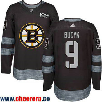 Johnny Bucyk Boston Bruins black jersey