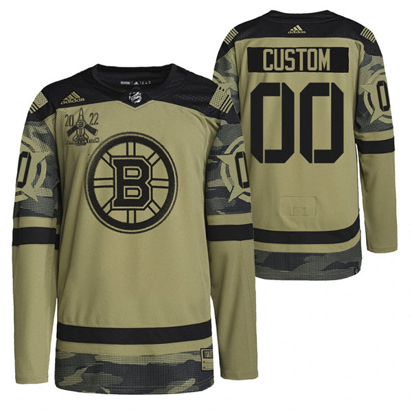 Custom Boston Bruins camo Camo jersey