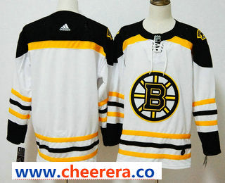Custom Boston Bruins white jersey