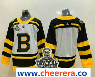 Custom Boston Bruins white Winter Classic jersey
