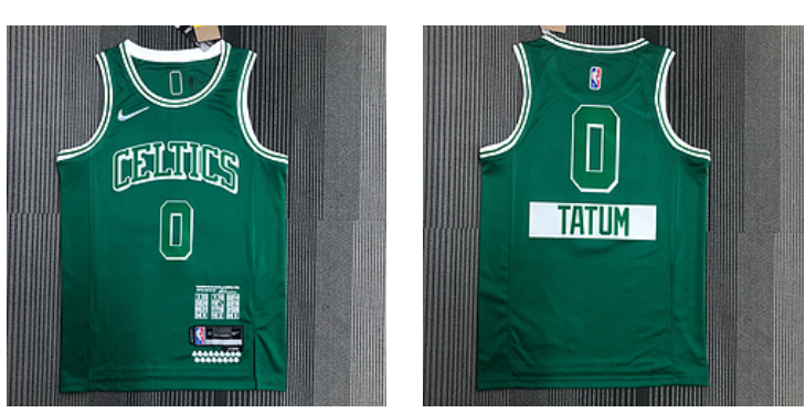 Jayson Tatum Boston Celtics green jersey
