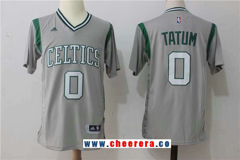 Jayson Tatum Boston Celtics gray jersey