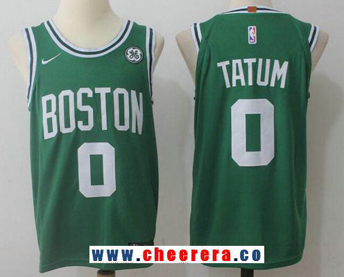Jayson Tatum Boston Celtics green jersey