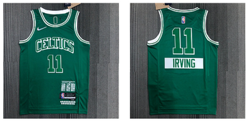 Kyrie Irving Boston Celtics green jersey