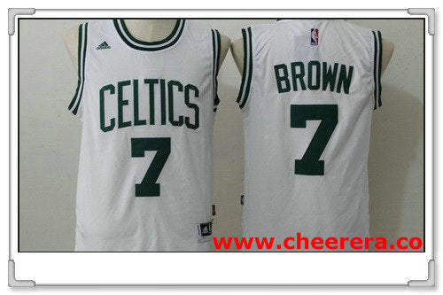 Jaylen Brown Boston Celtics white jersey