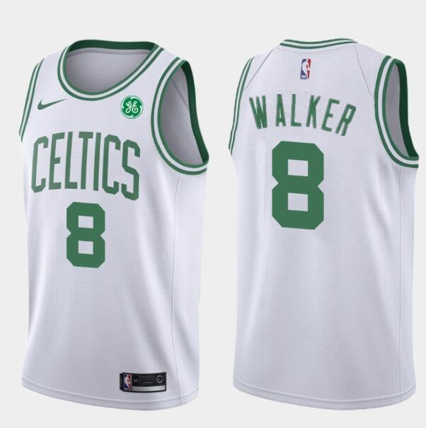 Kemba Walker Whtie Nike General Boston Celtics jersey