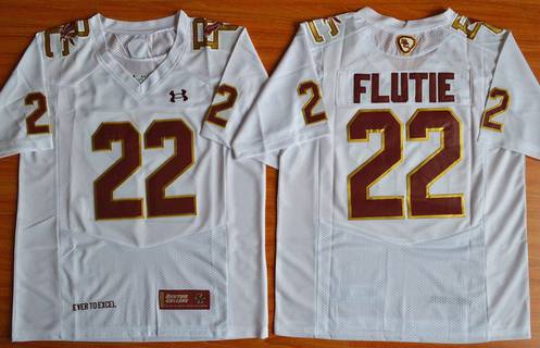 Doug Flutie Boston College Eagles white jersey