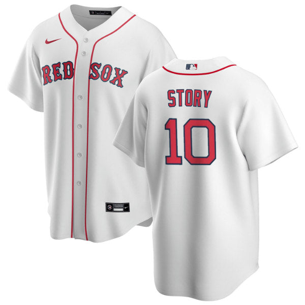 Trevor Story Boston Red Sox white jersey