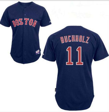 Clay Buchholz Boston Red Sox navy jersey