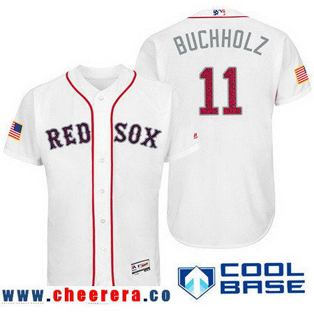 Clay Buchholz Boston Red Sox white Fashion jersey
