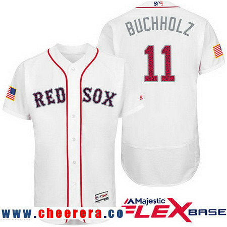 Clay Buchholz Boston Red Sox white Fashion jersey