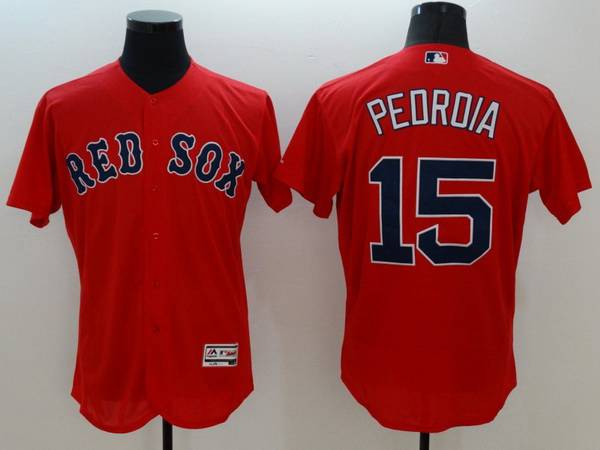 Dustin Pedroia Boston Red Sox red jersey