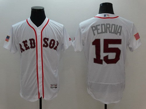 Dustin Pedroia Boston Red Sox white Fashion jersey