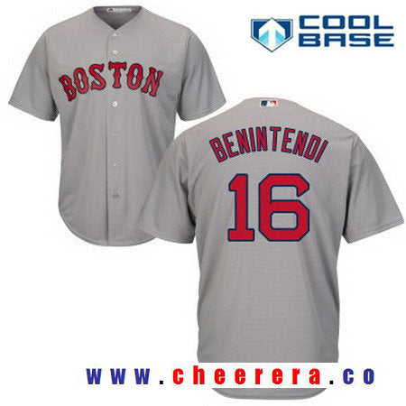 Andrew Benintendi Boston Red Sox gray Road jersey