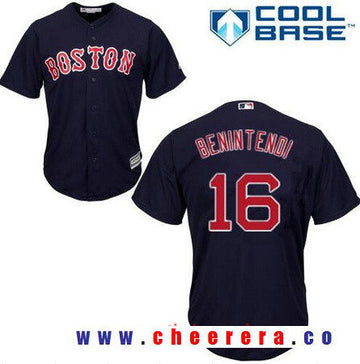 Andrew Benintendi Boston Red Sox navy Alternate jersey