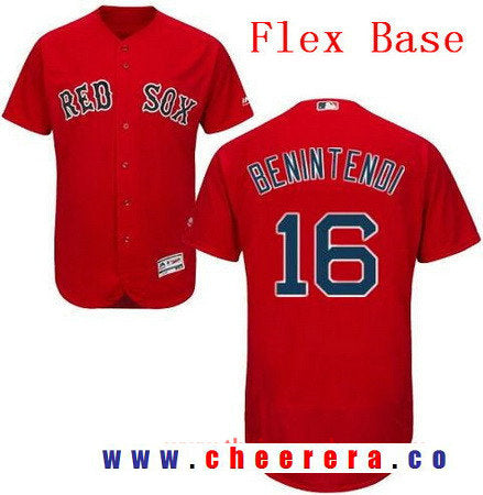 Andrew Benintendi Boston Red Sox red Alternate jersey