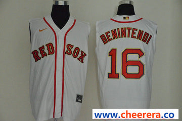 Andrew Benintendi Boston Red Sox white jersey