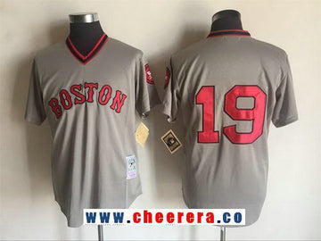 Fred Lynn Boston Red Sox gray Throwback jersey