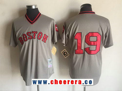 Fred Lynn Boston Red Sox gray Throwback jersey