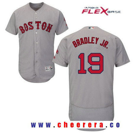 Jackie Bradley Jr Boston Red Sox gray Road jersey