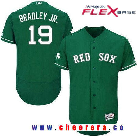 Jackie Bradley Jr Boston Red Sox green jersey