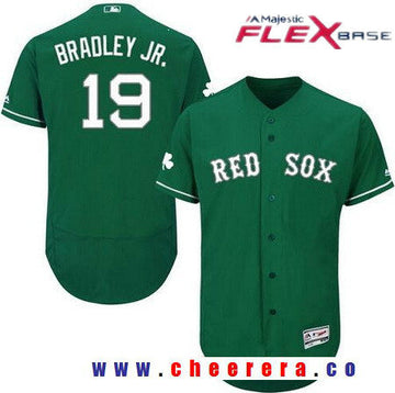 Jackie Bradley Jr Boston Red Sox green jersey
