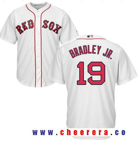 Jackie Bradley Jr Boston Red Sox white Home jersey