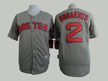Xander Bogaerts Boston Red Sox gray jersey