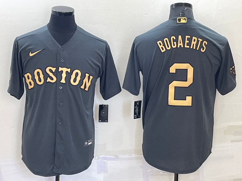 Xander Bogaerts Boston Red Sox grey jersey