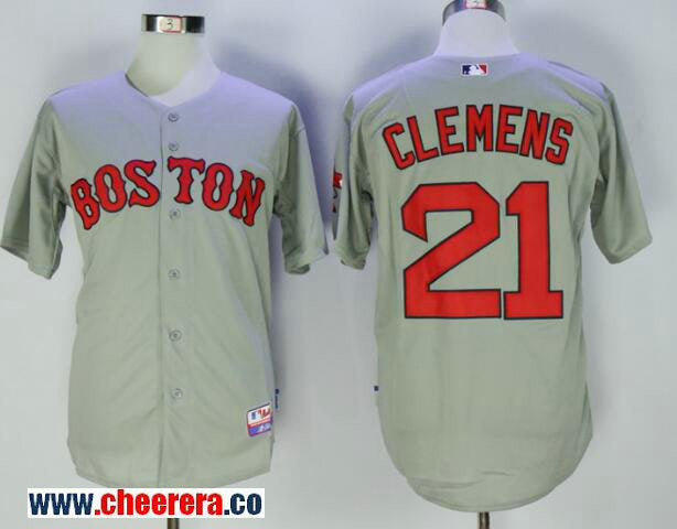 Roberto Clemente Boston Red Sox gray jersey