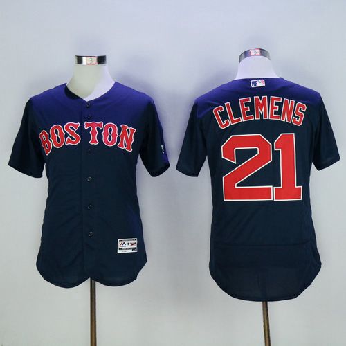 Roberto Clemente Boston Red Sox navy jersey