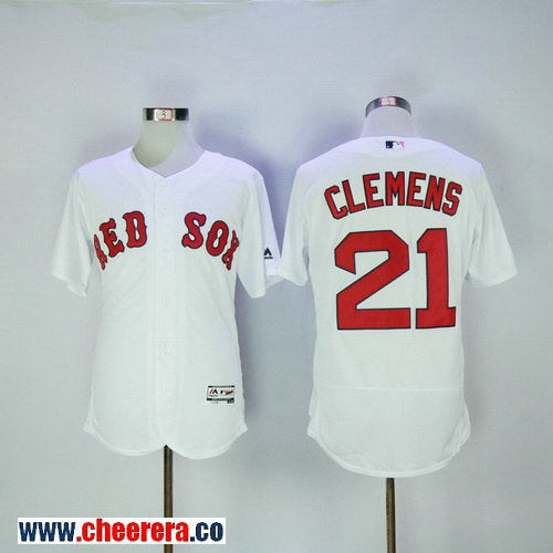 Roberto Clemente Boston Red Sox white jersey