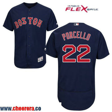 Rick Porcello Boston Red Sox navy jersey