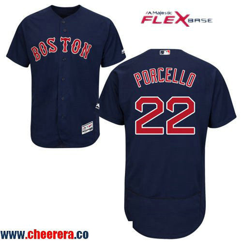 Rick Porcello Boston Red Sox navy jersey