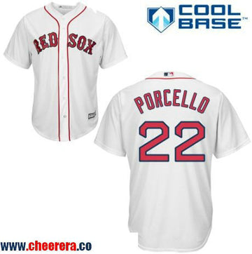 Rick Porcello Boston Red Sox white Home jersey