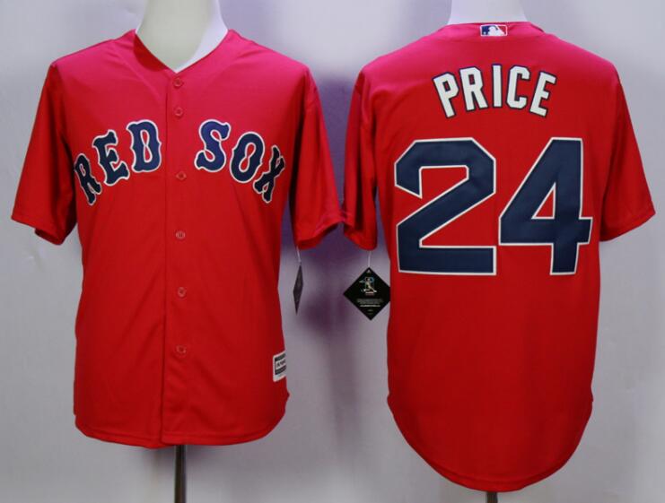 David Price Boston Red Sox red Alternate jersey